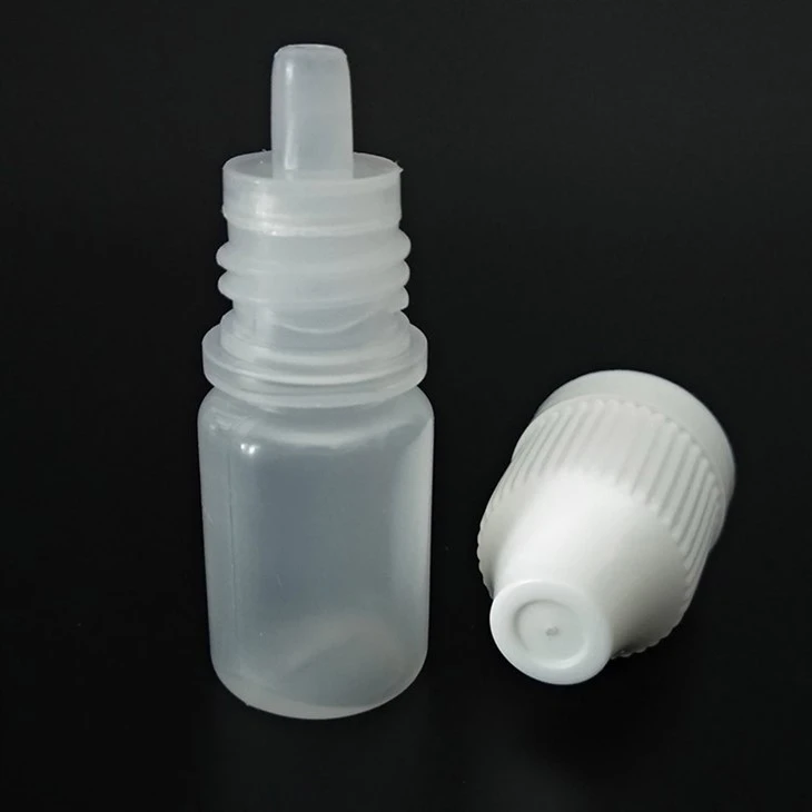 20ml PE Squeeze Bottle Plastic Liquid Oil Bottles Childproof Cap