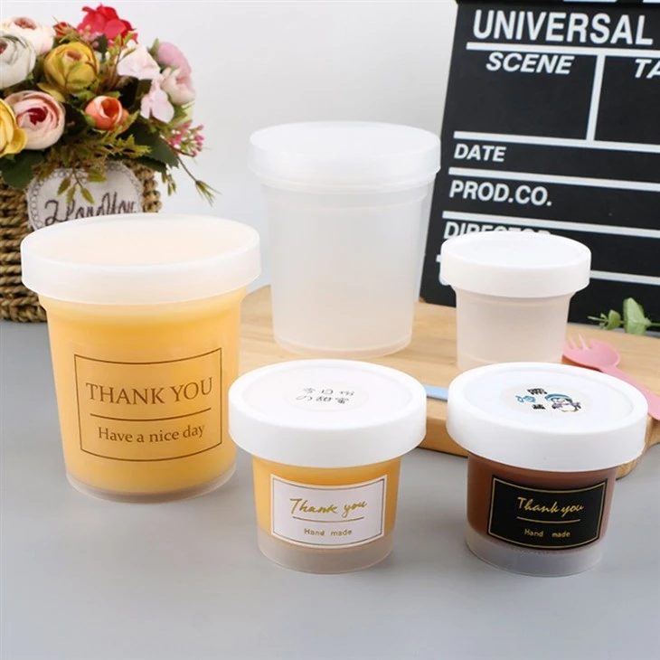 Disposable PP Clear Plastic Cup With Lid