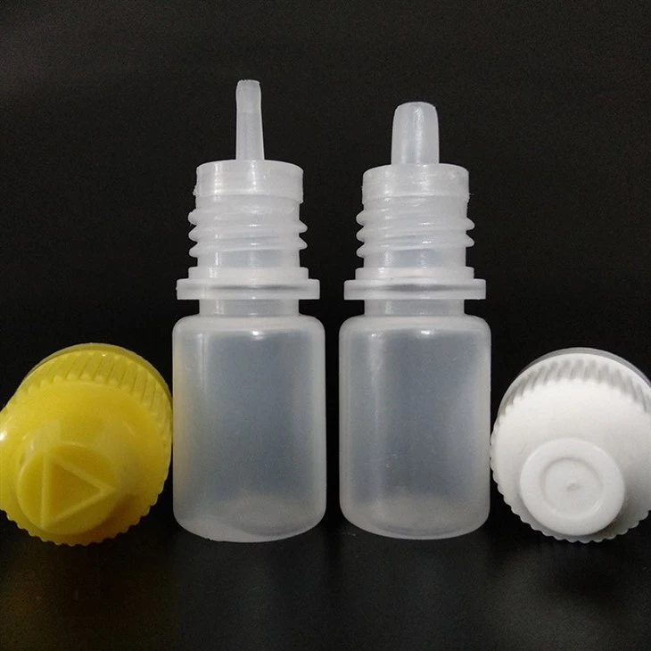 20ml PE Squeeze Bottle Plastic Liquid Oil Bottles Childproof Cap
