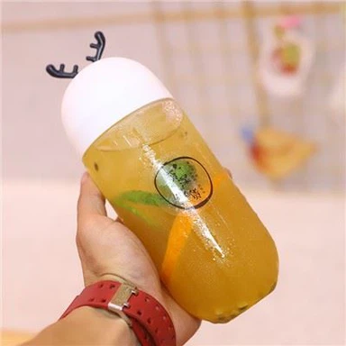کیپسول شکل پینے کا رس بوتل